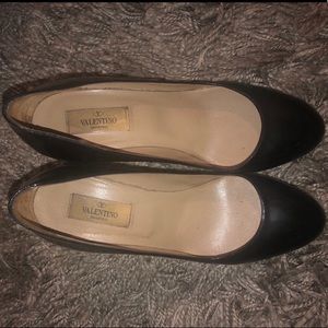 Valentino Sleek Black Heels
